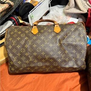 Louis Vuitton Brown Monogram Speedy 40 Bag
